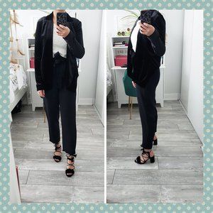 Black‎ Velvet Blazer